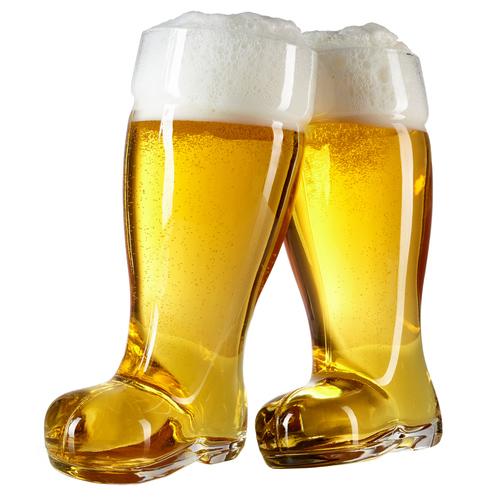2 Liter Beer Boot Glass Set - Oktoberfest Beer Boots - Set of 2 - Mygiftss® - Mygiftss Enterprise LLC