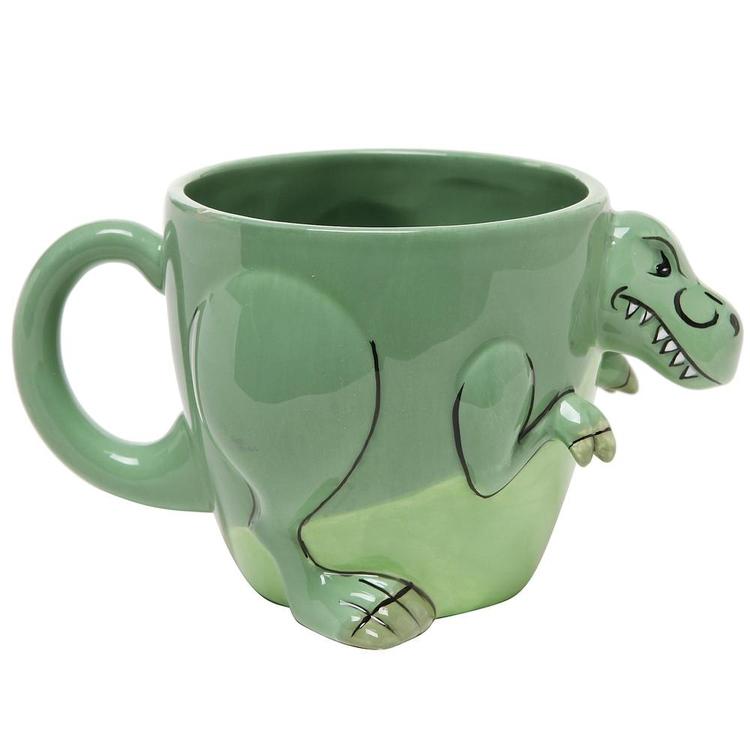 3-D Shaped T-Rex Dinosaur Design Ceramic Mug - Mygiftss Enterprise LLC