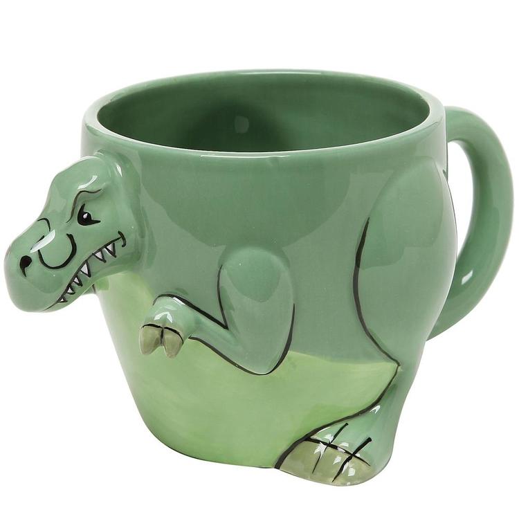 3-D Shaped T-Rex Dinosaur Design Ceramic Mug - Mygiftss Enterprise LLC