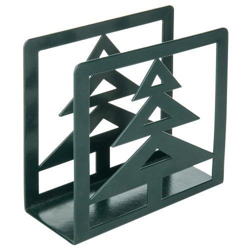 Christmas Tree-Design Metal Napkin Holder, Green - Mygiftss