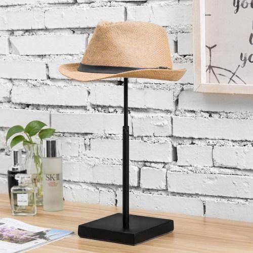 Adjustable Black Metal Hat & Wig Tabletop Display Stand - Mygiftss