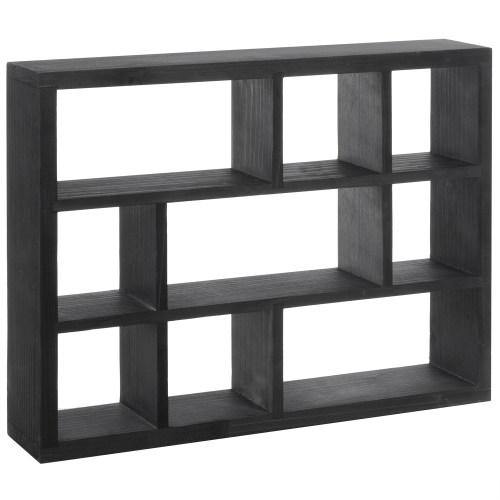 Black Wood Shadow Box Display Shelf - Mygiftss