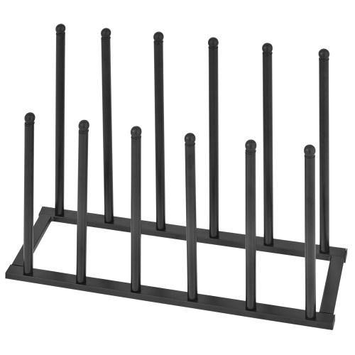Modern Black Metal 6-Pair Boot Rack - Mygiftss
