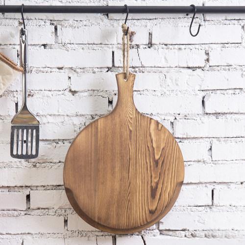Burnt Wood Pizza Peel Board - Mygiftss