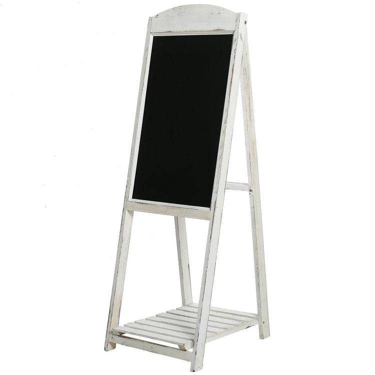 Chalkboard Easel with Shelf Vintage A-Frame Sign - Mygiftss