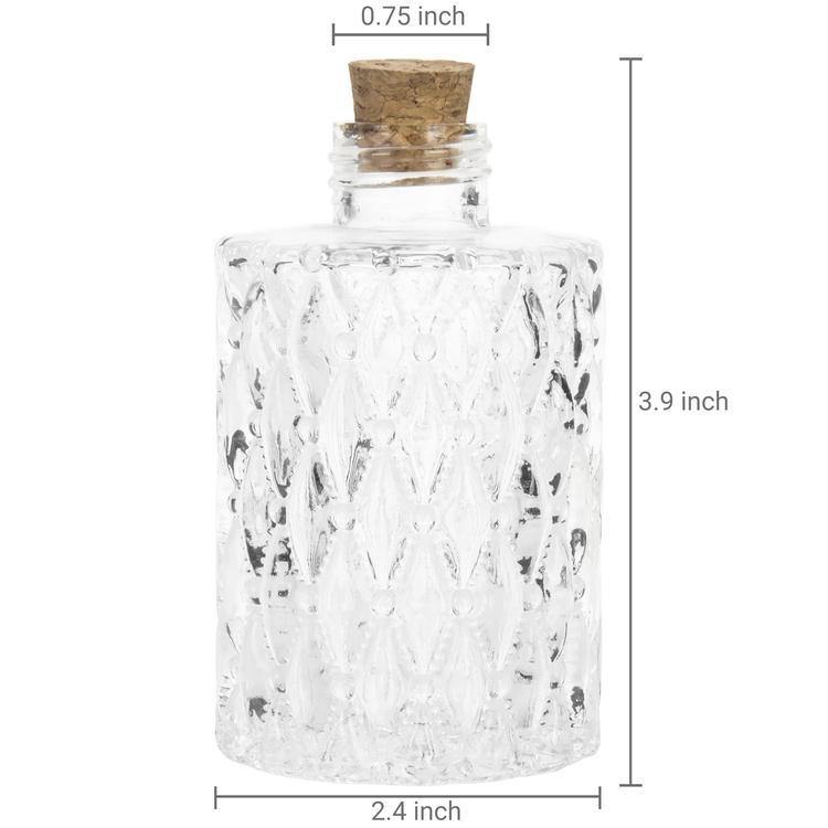 Classic Embossed Diffuser Bottles Set of 2 - Mygiftss