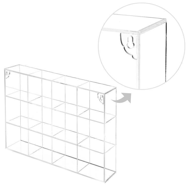 Clear Acrylic 12 Compartment Organizer Rack - Mygiftss