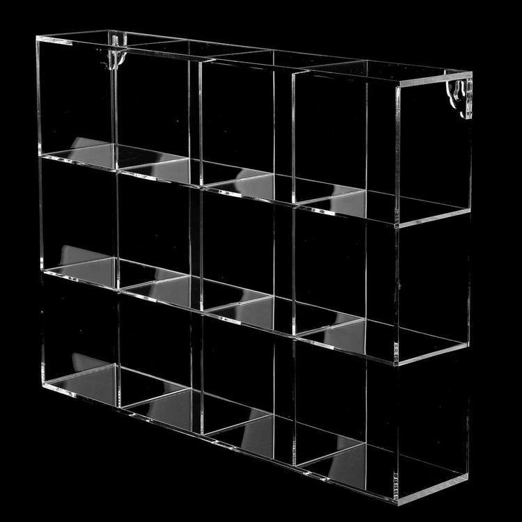 Clear Acrylic 12 Compartment Organizer Rack - Mygiftss