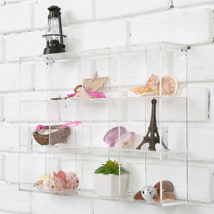 Clear Acrylic 12 Compartment Organizer Rack - Mygiftss