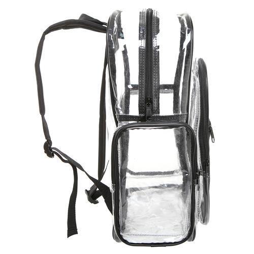 Clear Security School Backpack, Black Trim - Mygiftss