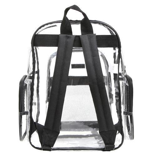 Clear Security School Backpack, Black Trim - Mygiftss
