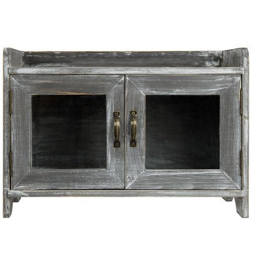 Gray Brown Wood Kitchen & Bathroom Countertop Cabinet - Mygiftss