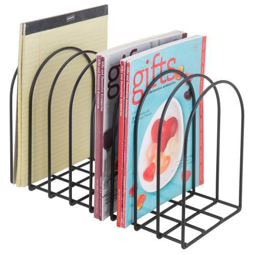 Matte Black Metal File Organizer - Mygiftss