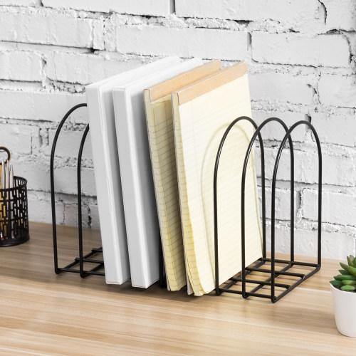 Matte Black Metal File Organizer - Mygiftss