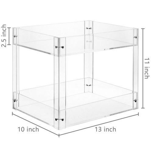 Modern Clear Acrylic Desktop Document Tray - Mygiftss