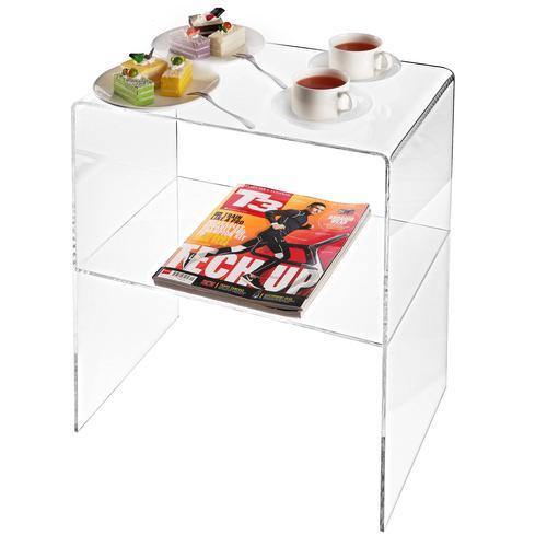Modern Design Clear Acrylic End Table - Mygiftss