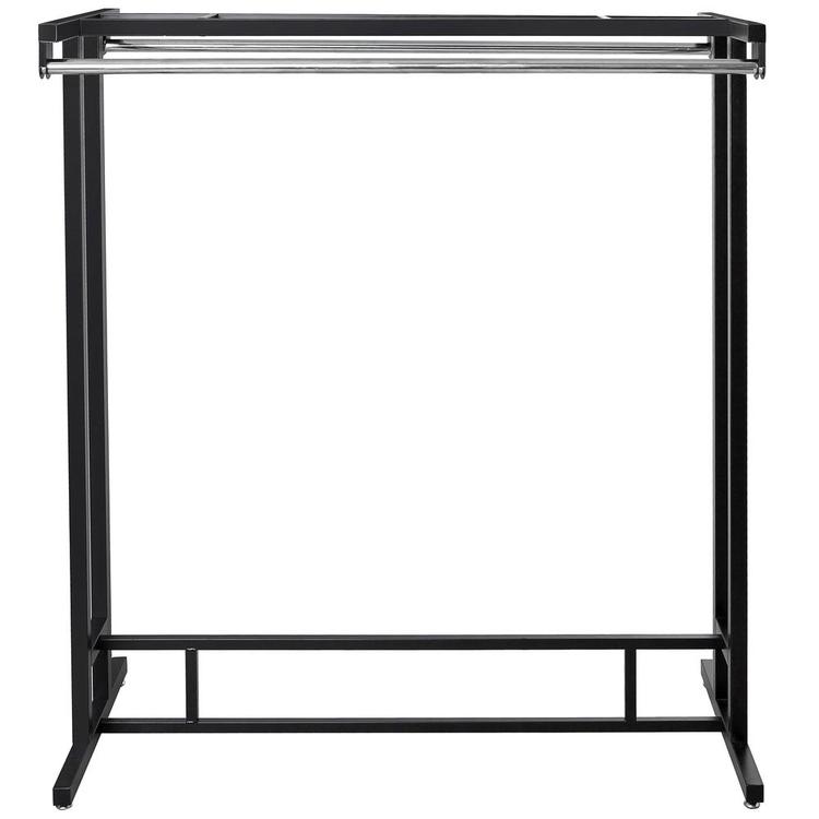 Stainless Steel Double Rod Hangrail Garment Floor Display Rack - Mygiftss Enterprise LLC