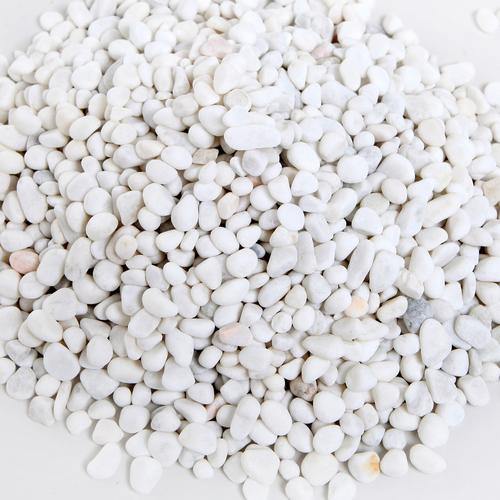 Mini White Synthetic River Pebbles, Vase Fillers, 8 lbs - Mygiftss