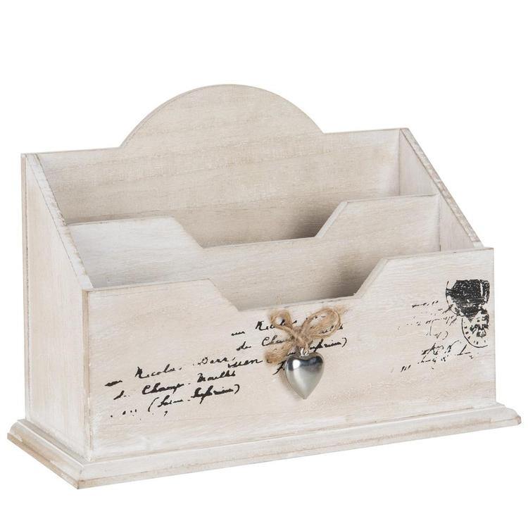 Vintage Postcard Design Wood Mail Organizer - Mygiftss