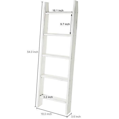 Vintage White Blanket Ladder - Mygiftss