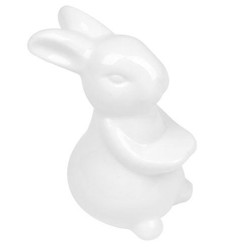 White Ceramic Bunny Serving Plate - Mygiftss