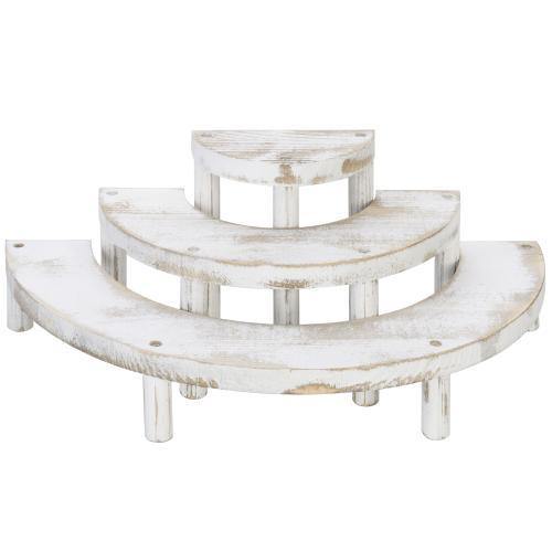 White Washed 3-Tier Retail Display Risers - Mygiftss