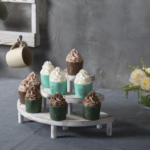 White Washed 3-Tier Retail Display Risers - Mygiftss